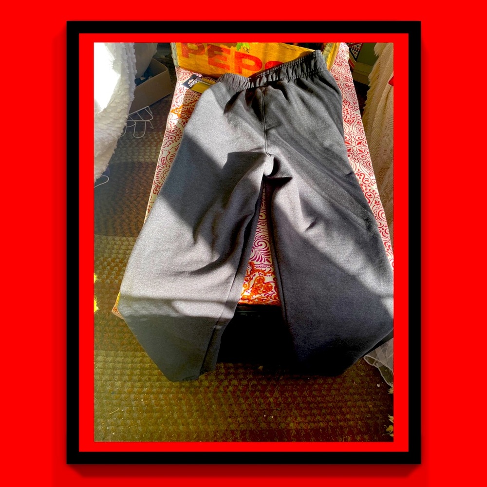 Mens Champion track joggers gray Mens Sz S